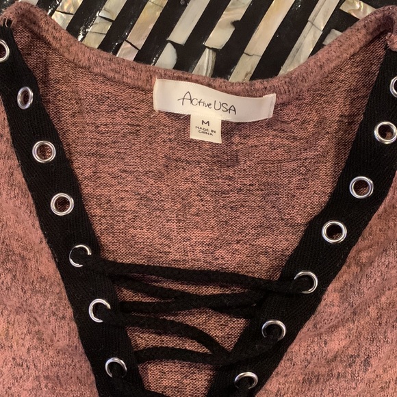 Deep V Long Sleeve - Picture 2 of 4